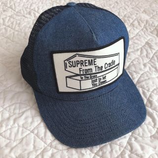 シュプリーム(Supreme)のsupreme  デニム　キャップ　帽子(キャップ)