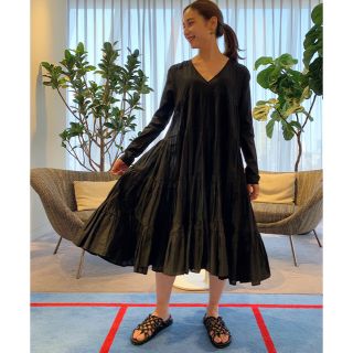 トゥモローランド(TOMORROWLAND)の新品 merlette マーレット RODAS dress black(ひざ丈ワンピース)