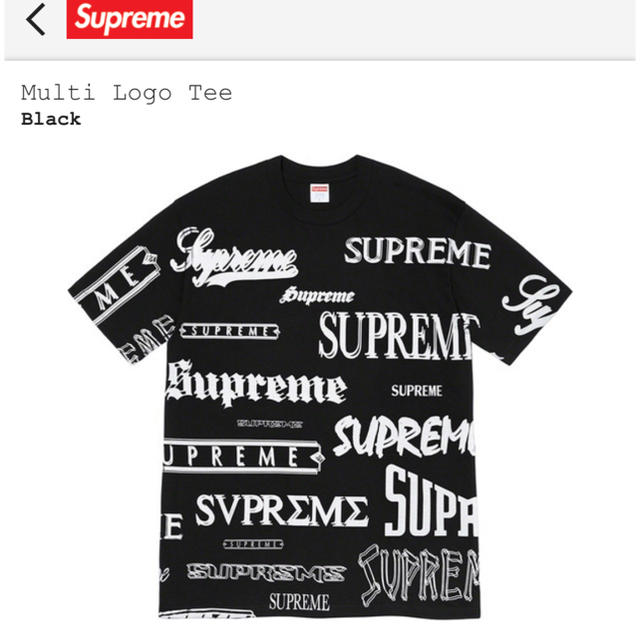 Supreme(シュプリーム)のSupreme Multi Logo Tee マルチロゴTシャツ レディースのトップス(Tシャツ(半袖/袖なし))の商品写真