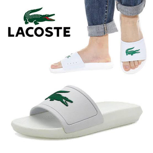 LACOSTE(ラコステ)の【新品未使用・27.0cm〜27.5cm】LACOSTE ラコステ　サンダル メンズの靴/シューズ(サンダル)の商品写真