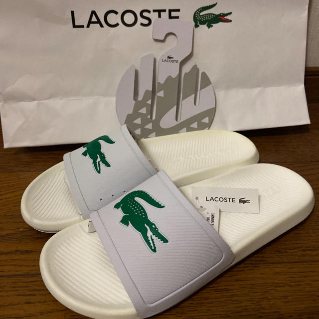 LACOSTE(ラコステ)の【新品未使用・27.0cm〜27.5cm】LACOSTE ラコステ　サンダル メンズの靴/シューズ(サンダル)の商品写真