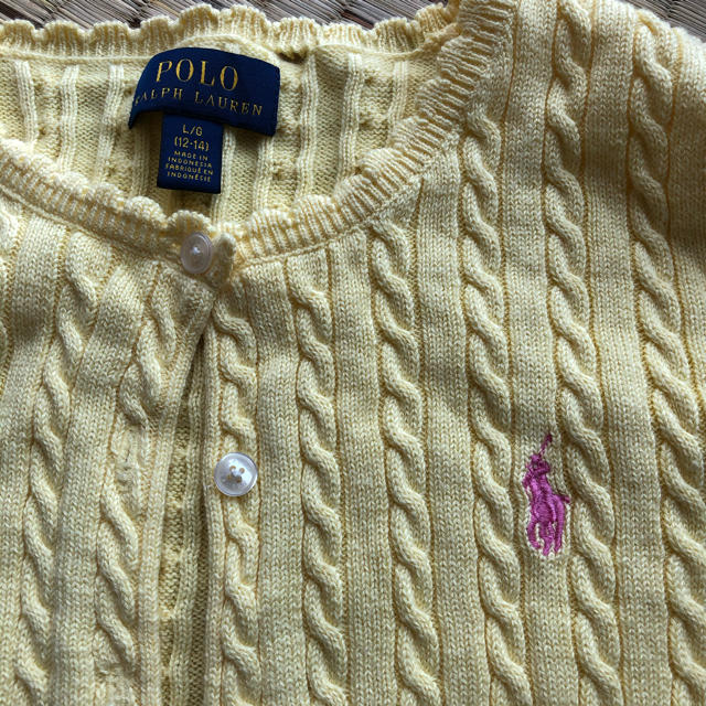 POLO RALPH LAUREN(ポロラルフローレン)のラルフローレン　リブ編みカーディガン　とドットジャンパー レディースのトップス(カーディガン)の商品写真