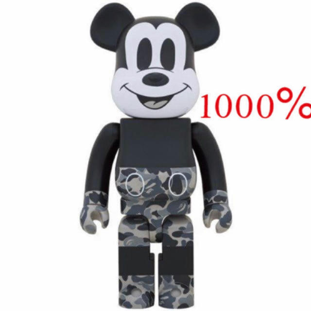 BE@RBRICK bape Mickey ベイプ ミッキーマウス 1000%