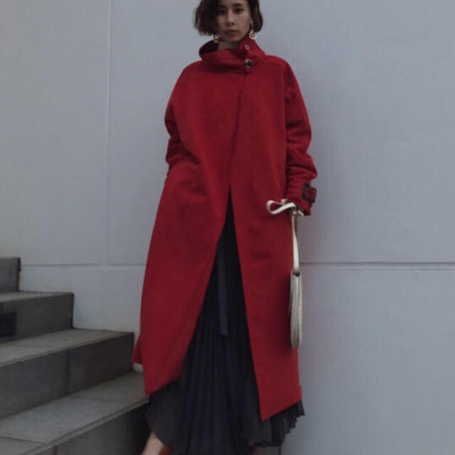 Ameri VINTAGE(アメリヴィンテージ)の9/30までお値下げ　ameri WRAP COLLAR COAT レディースのジャケット/アウター(ロングコート)の商品写真