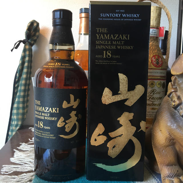 山崎18年◆SUNTORY◆未開封酒