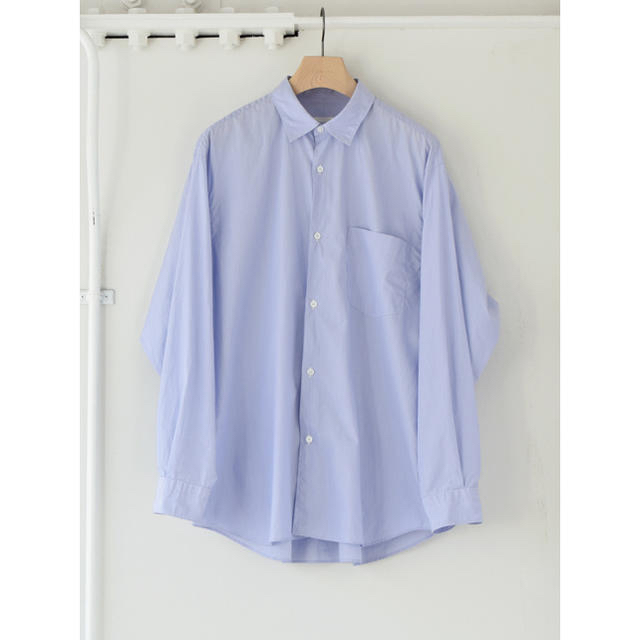 格安新品 20AW ポプリンシャツ サイズ2 サックス COMOLI - 新作 新品未 ...