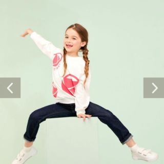 プチバトー(PETIT BATEAU)のプチバトー　プリント長袖プルオーバー（カラーロゴ） 3ans(Tシャツ/カットソー)