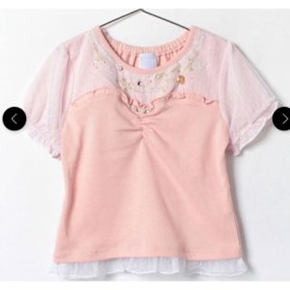 アクシーズファム(axes femme)の美品　アクシーズファム　キッズ　半袖　Tシャツ(Tシャツ/カットソー)