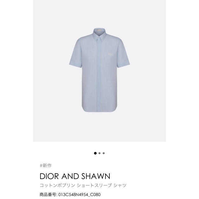 DIOR HOMME(ディオールオム)の新作！　dior ディオール　ステューシー　コラボ　ストライプシャツ メンズのトップス(シャツ)の商品写真