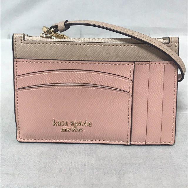 kate spade new york(ケイトスペードニューヨーク)のケイトスペード　キーリング付きカードケース　保証書付　極美品 レディースのファッション小物(コインケース)の商品写真