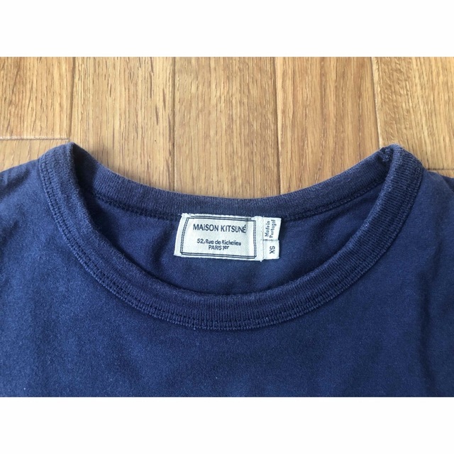 MAISON KITSUNE メゾンキツネ Tシャツ ネイビー メンズXS 3