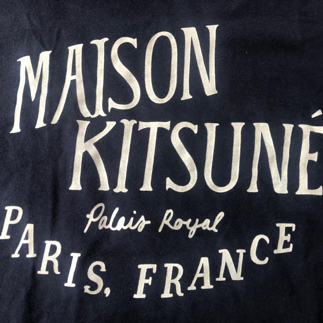 MAISON KITSUNE メゾンキツネ Tシャツ ネイビー メンズXS 5