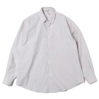 コモリ(COMOLI)のAURALEE 2020SS フィンクスツイルビッグシャツ サイズ4 新品未使用(シャツ)