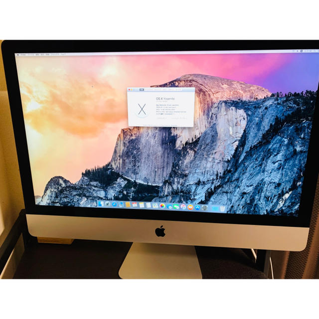 iMac(Retina 5K, 27-inch, Late 2014)24GBストレージ