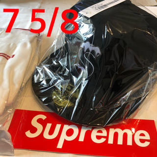 シュプリーム(Supreme)の7 5/8  supreme new era S LOGO cap 黒　XL(キャップ)