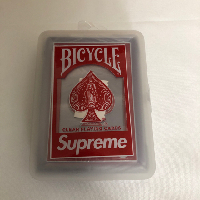 Supreme Bicycle Clear Playing Cards