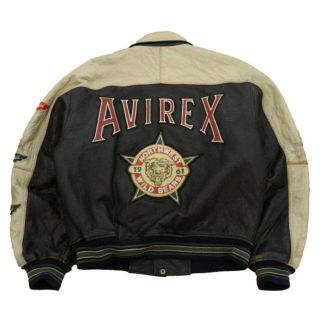 【☆カッコよさの頂点☆】AVIREX キルティングジャケット XL 黒 超激レア