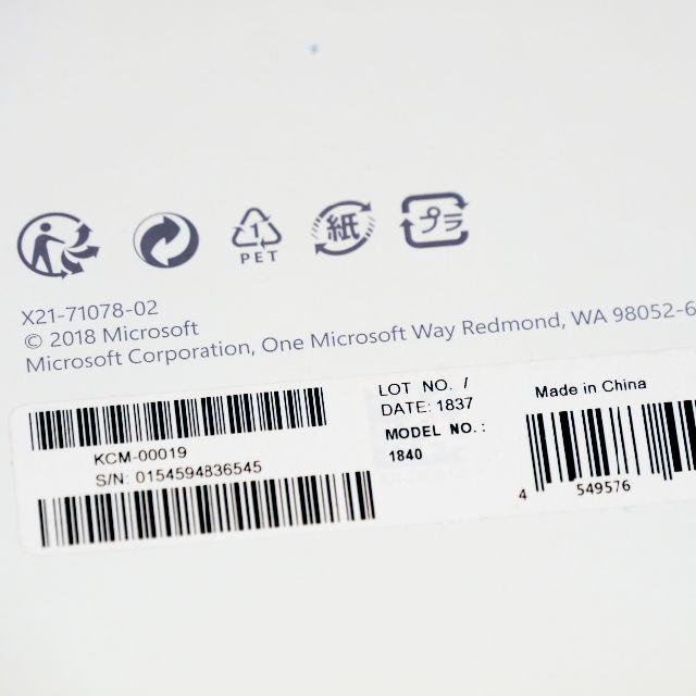 Microsoft Surface Go Go2 純正タイプカバー キーボードスマホ/家電/カメラ