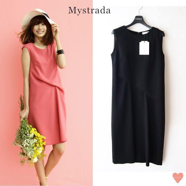 Mystrada(マイストラーダ)の未使用タグ付き♡ マイストラーダ ♡ ヨンア　蛯原友里 着用 ワンピース レディースのワンピース(ひざ丈ワンピース)の商品写真