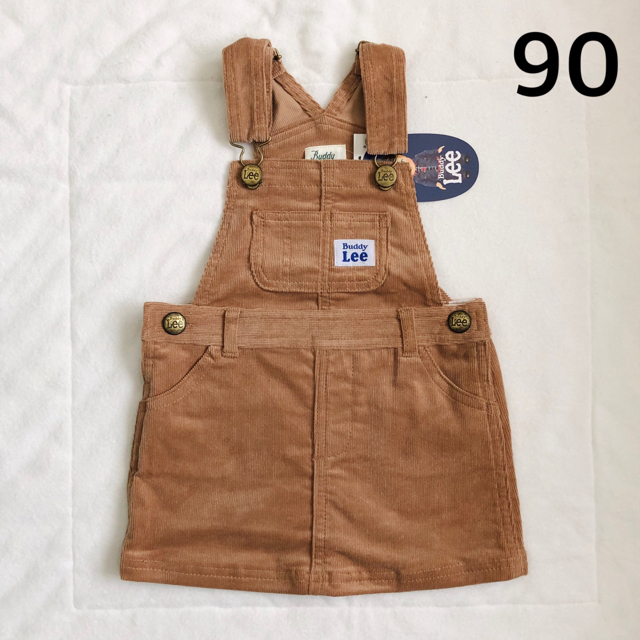 Buddy Lee(バディーリー)の【新品】BuddyLee ジャンパースカート 90 キッズ/ベビー/マタニティのキッズ服女の子用(90cm~)(スカート)の商品写真