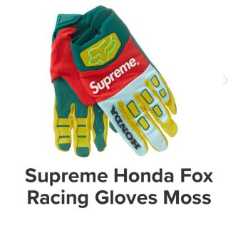 シュプリーム(Supreme)のSupreme Honda Fox Racing Gloves Moss(手袋)