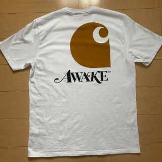 カーハート(carhartt)のAWAKE × carhartt コラボTシャツ　XL(Tシャツ/カットソー(半袖/袖なし))