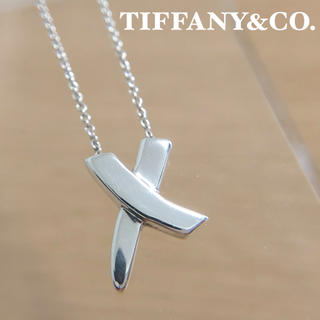 ティファニー(Tiffany & Co.)のティファニー パロマピカソ キス シルバーネックレス クロス X J206023(ネックレス)
