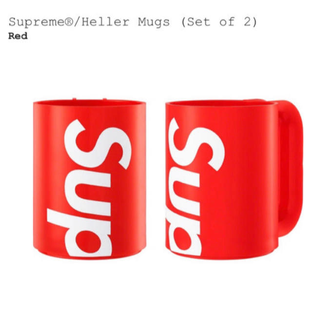 インテリア/住まい/日用品Supreme/Heller Mugs(set of 2)