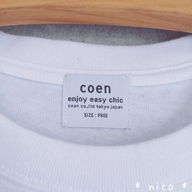 coen(コーエン)の【チビすけ様専用】coen/コーエン♡SMITH別注Tシャツワンピース レディースのワンピース(ロングワンピース/マキシワンピース)の商品写真