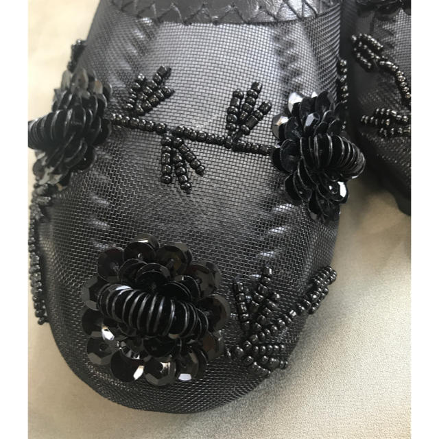 ベトナムメッシュサンダル　ブラック　24.0−24.5 レディースの靴/シューズ(サンダル)の商品写真
