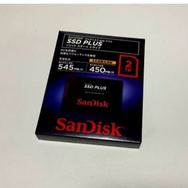 SanDisk SSD PLUS 2TB(新品SDSSDA-2T00-J26)