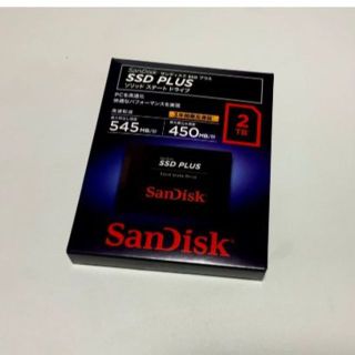 サンディスク(SanDisk)のSanDisk SSD PLUS 2TB(PCパーツ)