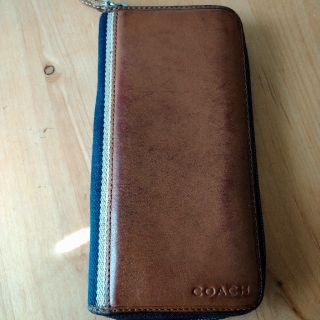 コーチ(COACH)のコーチ　メンズ財布　ブラウン(長財布)