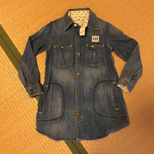 Lee(リー)のLee デニムワンピース 130 リー キッズ/ベビー/マタニティのキッズ服女の子用(90cm~)(ワンピース)の商品写真