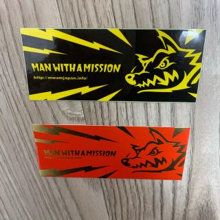 マンウィズアミッション Man With A Mission ステッカーの通販 500点以上 マンウィズアミッションを買うならラクマ