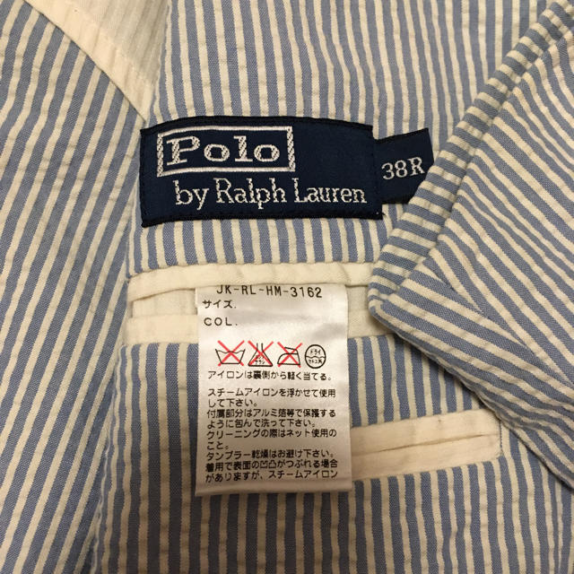 POLO RALPH LAUREN(ポロラルフローレン)のラルフローレン Ralph Lauren シアサッカー  テーラードジャケット メンズのジャケット/アウター(テーラードジャケット)の商品写真