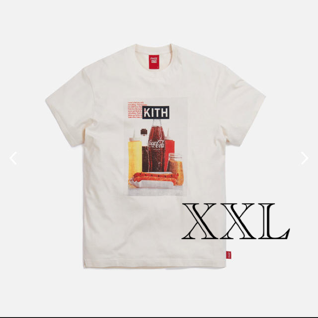 KITH COCA-COLA HOT DOG VINTAGE TEE  XXL