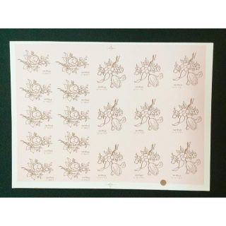 2枚組み　アウトライン転写紙3点セット(陶芸)