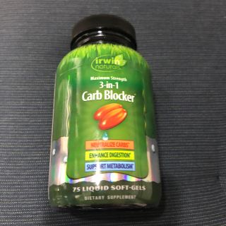 Carb blocker 66錠マキシマムストレンス 3イン1 カーボブロッカー(ダイエット食品)