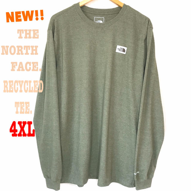 THE NORTH FACE(ザノースフェイス)のシンプル ♪ 4XL相当 新品 ノースフェイス ロンT ワンポイント メンズのトップス(Tシャツ/カットソー(七分/長袖))の商品写真