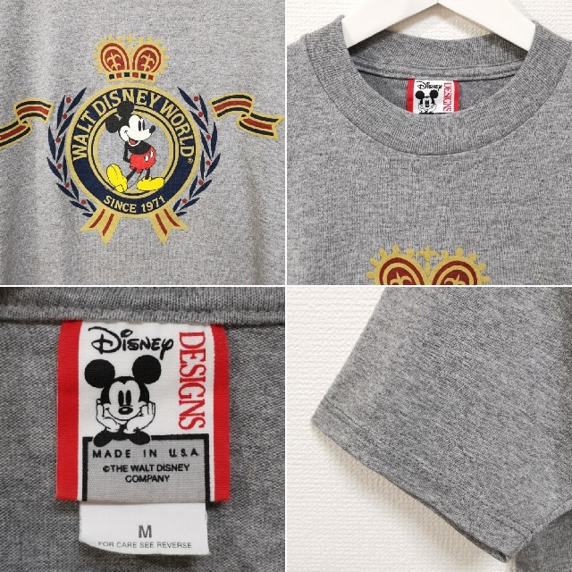 M 90s ミッキーマウス MICKEY Tシャツ DISNEY USA製