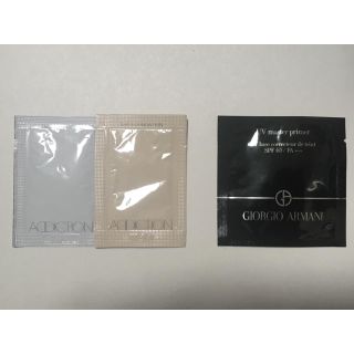 アディクション(ADDICTION)のADDICTION & GIORGIO ARMANI/化粧下地&ファンデーション(サンプル/トライアルキット)