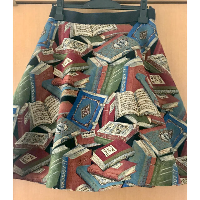 Lois CRAYON(ロイスクレヨン)のロイスクレヨン　本柄ゴブランスカート レディースのスカート(ひざ丈スカート)の商品写真