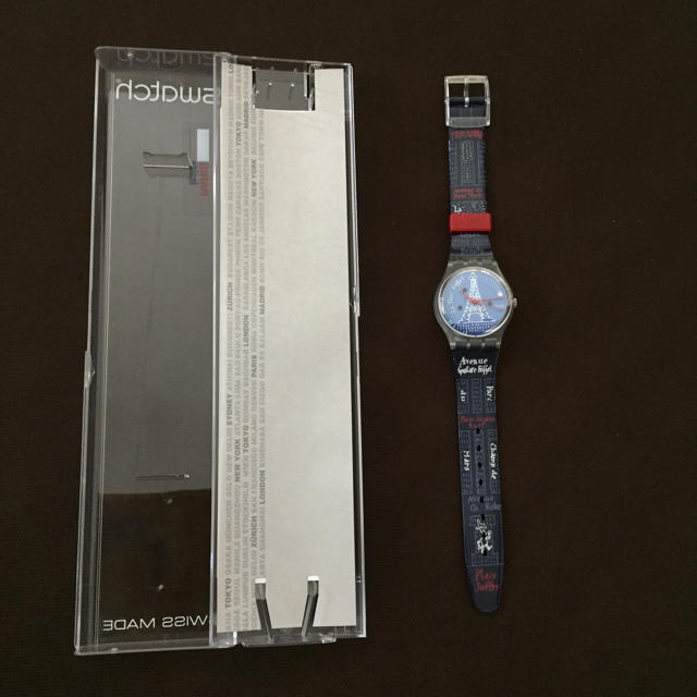 swatch(スウォッチ)のスウォッチ★新品★PARIS エッフェル塔★電池交換済 レディースのファッション小物(腕時計)の商品写真