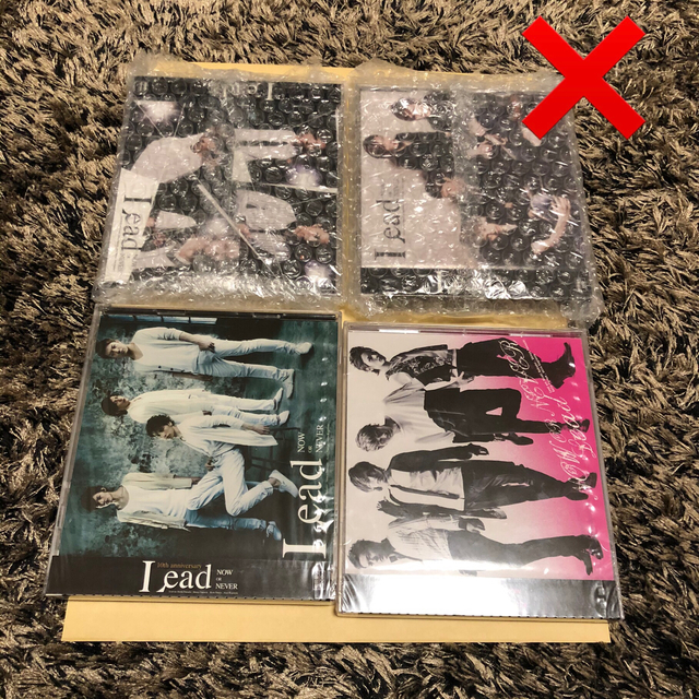 Lead NOW OR NEVER 4枚セット エンタメ/ホビーのCD(ポップス/ロック(邦楽))の商品写真