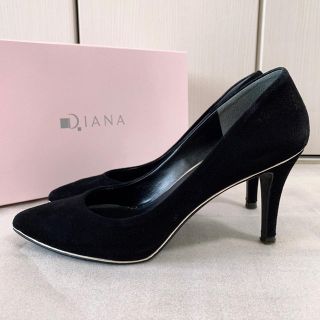 DIANA - 【お値下げしました】 DIANA★パンプス★ブラック★スウェード★22.5cm★の通販｜ラクマ