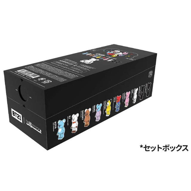 防弾少年団(BTS)(ボウダンショウネンダン)のBT21 フィギュア　1箱　10個セット 　BTS ベアブリック　コンプリート エンタメ/ホビーのタレントグッズ(アイドルグッズ)の商品写真