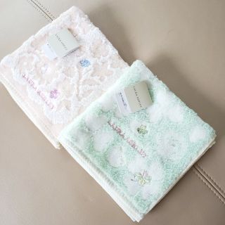 ローラアシュレイ(LAURA ASHLEY)のLAURA ASHLEYタオルハンカチ２枚セット(ハンカチ)