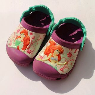 クロックス(crocs)の4～5 アリエルパープル(サンダル)