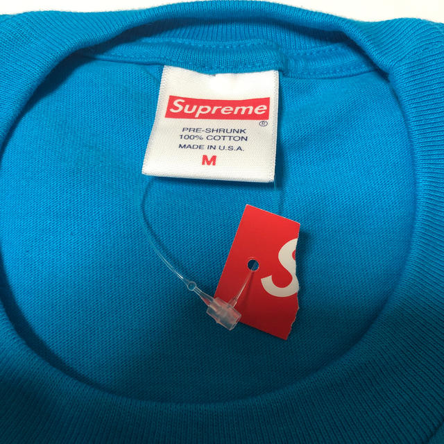 Supreme Futura Logo Tee Bright Blue M